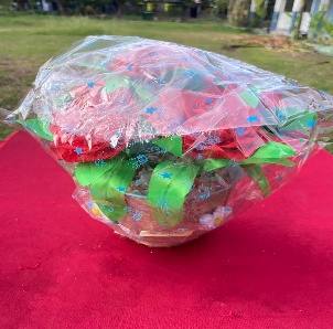 Bunga Meja Pita Satin